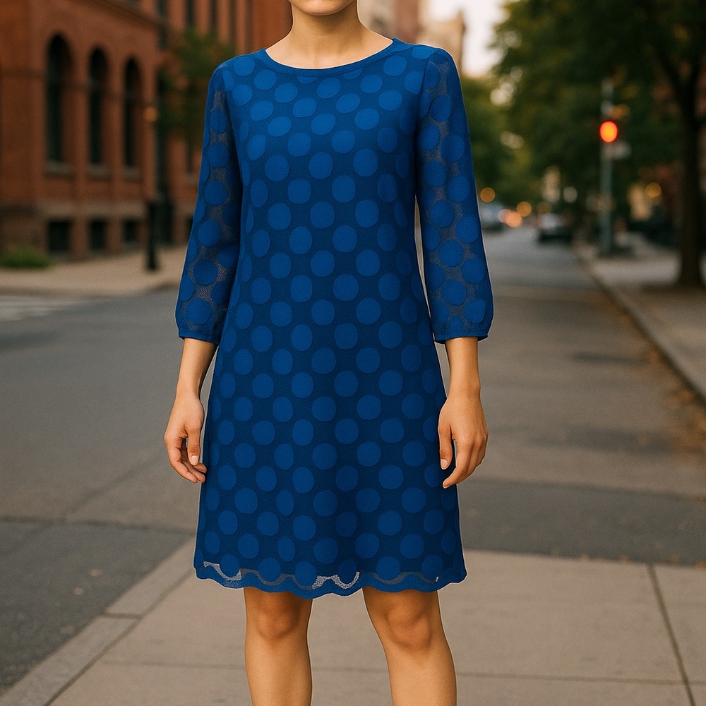 Style & Company Blue Dress Size Large